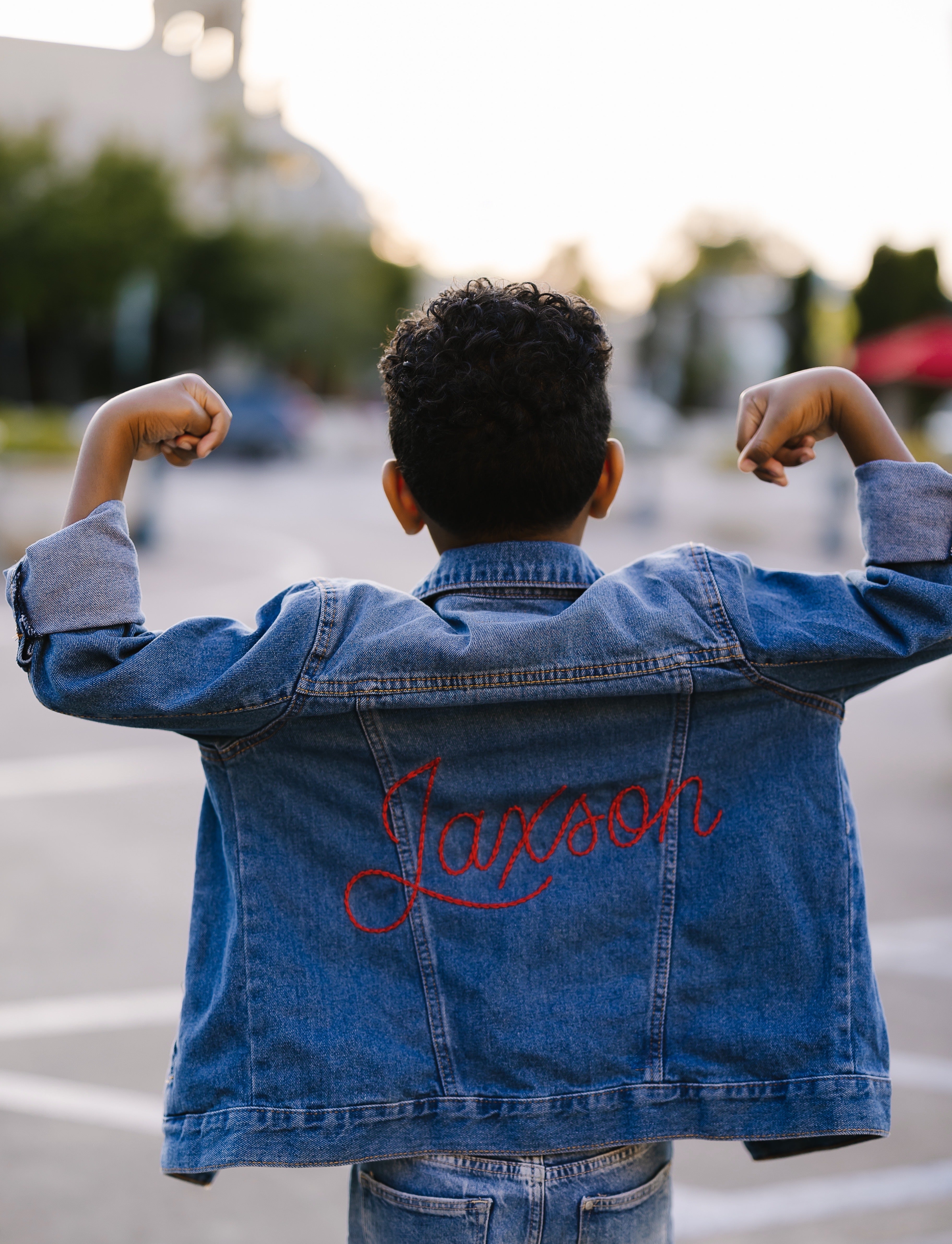 Custom Levi s Big Kids Denim Jacket ages 8 16